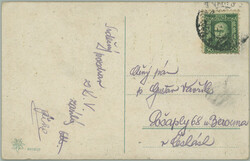 1925? KARLOVY VARY (Karlsbad) - synagogue, color single-view postcard ...