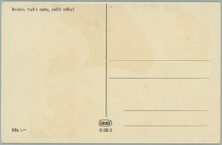 1950 Briskin, Pryc from the way, palici war, issued Orbis, small ...