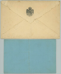 1887 RAKOUSKY CISARSKY DV?R / invitation card for court ball for ...