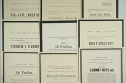 1830-1960 [COLLECTIONS] FUNERALIE/ PARTE - comp. of 13 mourning cards ...