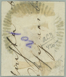 1850 POSTMARK ZNAIM / Ferch.2, Coat of arms 3 Kreuzer red, type III, ...