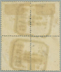 1861 Ferch.18, Franz Joseph I. 2 Kreuzer yellow, block of four with ...