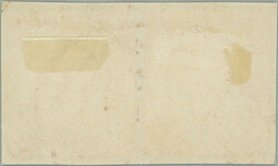 1861 Ferch.19, Franz Joseph I. 3 Kreuzer green. 2 pcs of on small ...