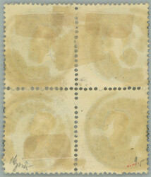 1861 Ferch.22, Franz Joseph I. 15 Kreuzer blue, block of four with ...
