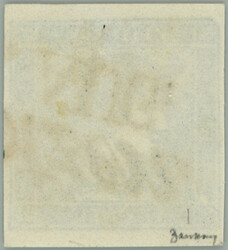 1851 ANK.6Ib, Blue Mercury with cancel. BOTZEN; fine piece in ...