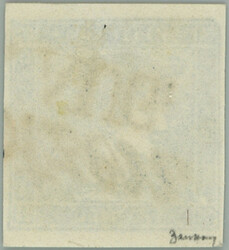 1851 ANK.6Ib, Blue Mercury with cancel. Ragusa, geripptes paper; ...