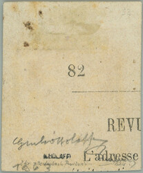 1858 ANK.4I, Coat of arms 4 K with transcription 2, PROVISORIUM ...