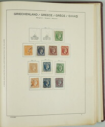 1861-1942 [COLLECTIONS] collection on pages Schaubek, from classic ...