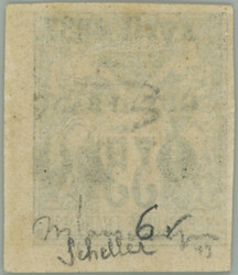 1887 Yv.4, overprint Allegory 0.20/35C AVRIL 1887; very fine example ...