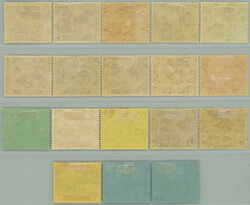 1921-1929 SG.37-47c, George V. - Columbus ½P-5Sh; complete set¨of ...