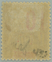 1912 Yv.41, overprint Allegory 10C/50C bistre; very nice piece with ...