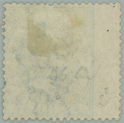 1870 SG.58, Victoria 1Sh green with black overprint POSTAGE; fine ...