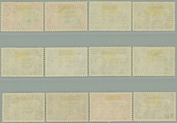 1952 SG.1-12, George VI. - Motives ½P - 10Sh with overprint TRISTAN ...
