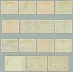 1955-1959 SG.38-52, Elizabeth II. - Motives 1c - $5; complete set, c ...