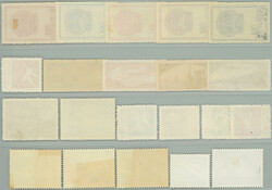 1951-1961 SELECTION / complete sets: Mi.122-126, 188-191, 330-334, ...