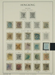 1862-1952 [COLLECTIONS] collection on pages from SG.3, sets also ...