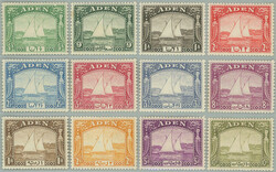 1937 SG.1-12, Dhow ½a - 10R; complete set, c.v.. £1.200, rare set