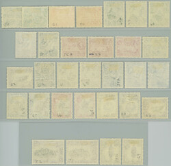 1953-1963 SG.48-72, Elizabeth II. - Motives 5c - 20Sh, incl. color ...