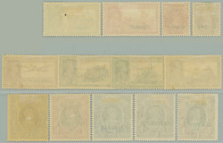 1939 SG.36-51w, Indian George VI. - Portraits and vehicles ½A - 15R ...