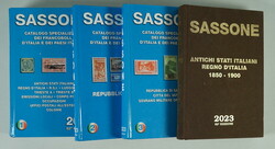 2023 [COLLECTIONS] ITALY / Sassone I-III; 3-piece special catalogue ...