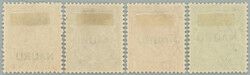 1923 SG.13-16, overprint George V. ½P - 2P, overprint NAURU long ...
