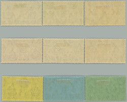 1925 SG.43-51, Weapons and Idols ½P-5Sh; complete very fine set