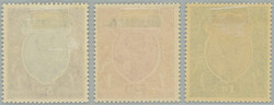 1937 SG.13-15, Indian overprint George VI. 1R - 5R, overprint BURMA; ...