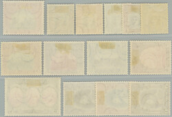 1948 SG.19-32, Portraits and motives 3P - 10R; complete very fine set ...