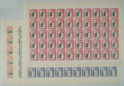 1949 COUNTER SHEET / SG.39-42, Silver Jubilee 3P - 1A, complete set ...