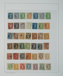 1940-2000 [COLLECTIONS] PARTIE / stamp. in album and on/for 33 ...