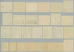1945 ISSUE FOR SLOVENIA / Mi.1-16, 35-46, two complete sets, fine, c ...