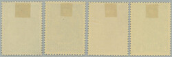 1912 Mi.1x-3x, Johann II. 5h - 25H on chalky paper, value 25H two ...