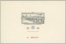 1978 VT9a, 60 years Czechosl. stamps, numbered; very fine