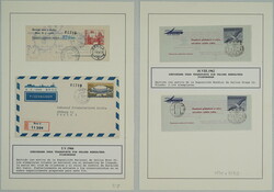 1962-1968 [COLLECTIONS] PIGEONGRAMY / collection pigeongrams on/for 5 ...