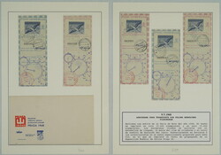 1962-1968 [COLLECTIONS] PIGEONGRAMY / collection pigeongrams on/for 5 ...