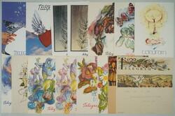 1949-1995 [COLLECTIONS] OZDOBNE TELEGRAMS / selection of 29 pcs of ...