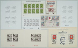 1996-2023 SELECTION of / selection of black-prints, 2x commemorative ...