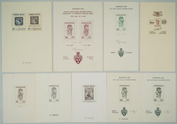 1993-2010 MERKUR REVUE / selection of 23 pcs of commemorative prints, ...