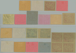 PLATE PROOF selection of 19 pcs of plate proofs values 100h - 300h, ...