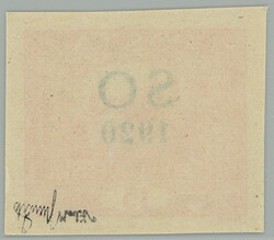 Pof.SO5, Hradcany 15h bricky red, imperforated; mint never hinged, ...