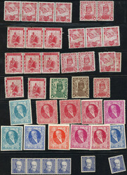 RIJACEK J. / collection refused designes for stamps, contains PLATE ...