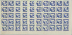 1920 COUNTER SHEET / right/genuine 50 pcs of half-sheet design/sketch ...
