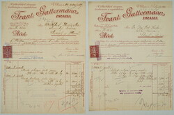 1926-1930 FISCAL STAMPS / Mng.F21, comp. 4 pcs of identification ...