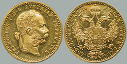 1910 Franz Joseph I. (1848-1916), dukat 1910 b.z., 3,48 g; small ...