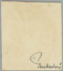 1850 ANK.1MIII, Coat of arms 1 Kr chromgelb with RED cancel. WIEN ...