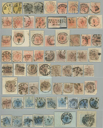 1850 SELECTION / stamps mainly from the first issue, contains various ...