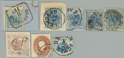 1850 SELECTION / stamps mainly from the first issue, contains various ...