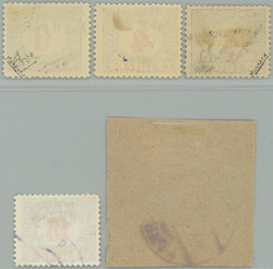 1919 WEST UKRAINE / Mi.43, 46, 48, 52, Bosnian postage-due 1, 4, 6h * ...