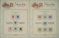 1929-1945 [COLLECTIONS] collection on 13 pages, complete set, i.a. Mi ...