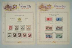 1929-1945 [COLLECTIONS] collection on 13 pages, complete set, i.a. Mi ...